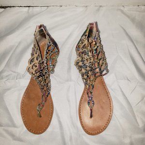 Zigi Soho Mela Sandal Multi colored with Studs